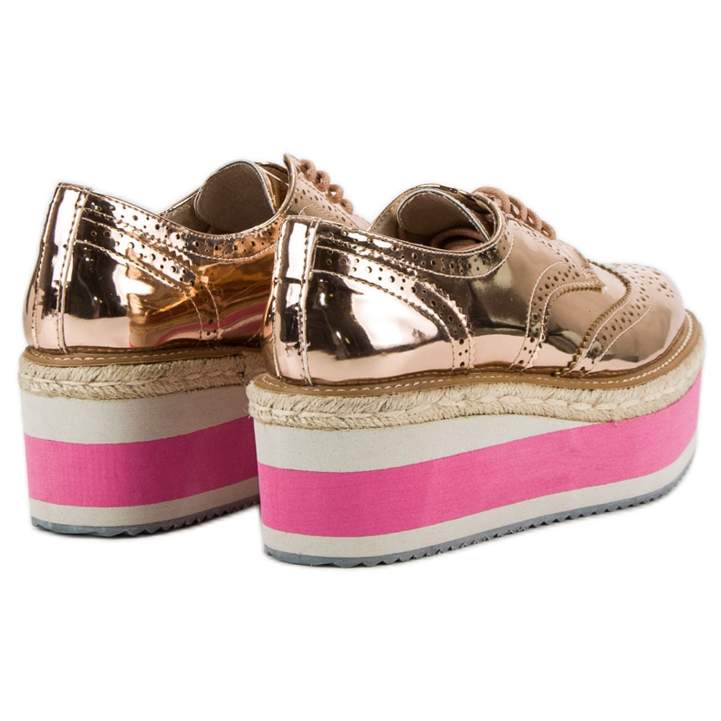 Corina Chaussures compensées à la mode jaune 1