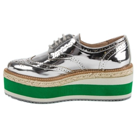 Corina Chaussures compensées à la mode gris 5
