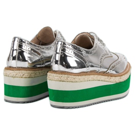 Corina Chaussures compensées à la mode gris 6