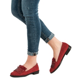 Sergio Todzi Mocassins en daim rouge 6