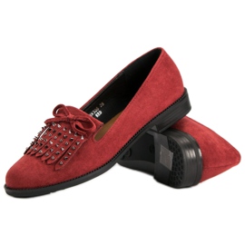 Sergio Todzi Mocassins en daim rouge 3