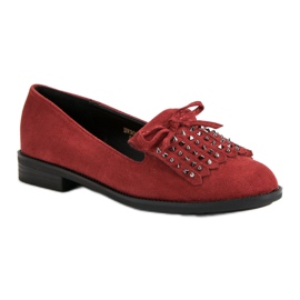 Sergio Todzi Mocassins en daim rouge 5