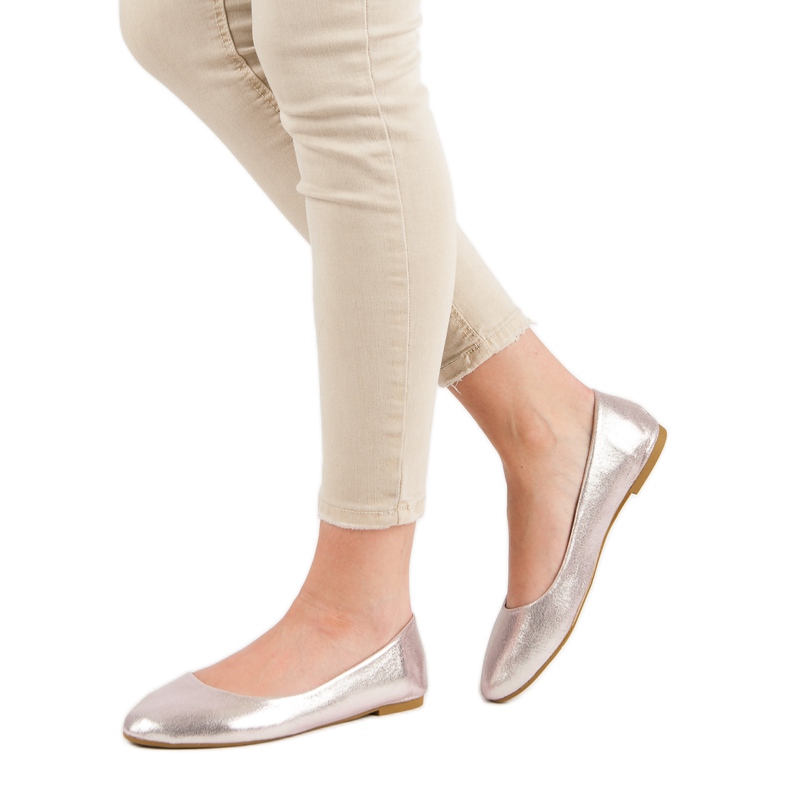 Filippo Ballerines classiques rose 1