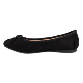 Lucky Shoes Ballerines nouées noires le noir 2 Lucky Shoes Ballerines nouées noires le noir 2