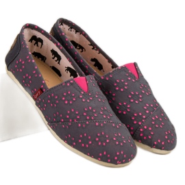 L. Day Espadrilles à enfiler gris rose 2 L. Day Espadrilles à enfiler gris rose 2