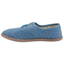 Baskets à pois bleu 4