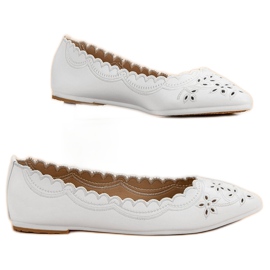 Ballerine Au Spitz VICES blanche 1