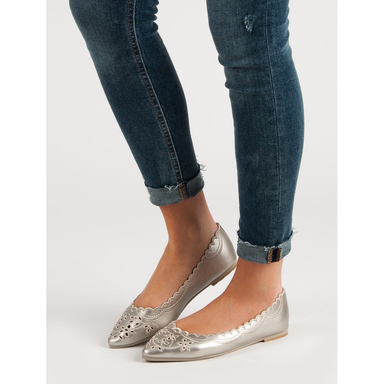 Ballerine Au Spitz VICES gris 2