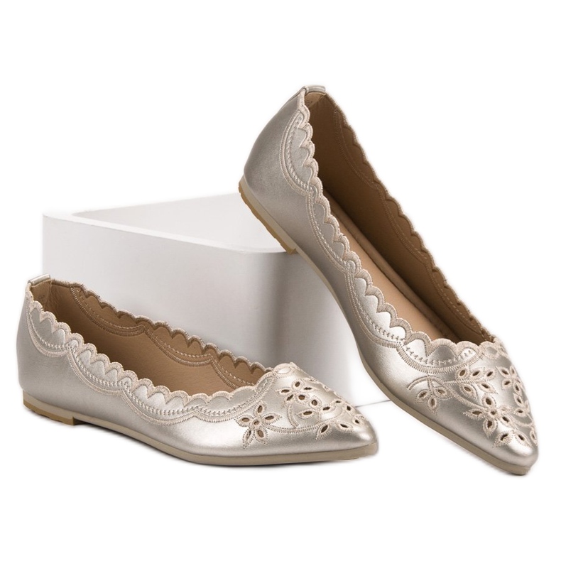 Ballerine Au Spitz VICES gris 1