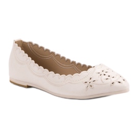 Ballerine Au Spitz VICES brun 1