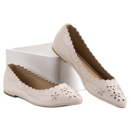 Ballerine Au Spitz VICES brun 5