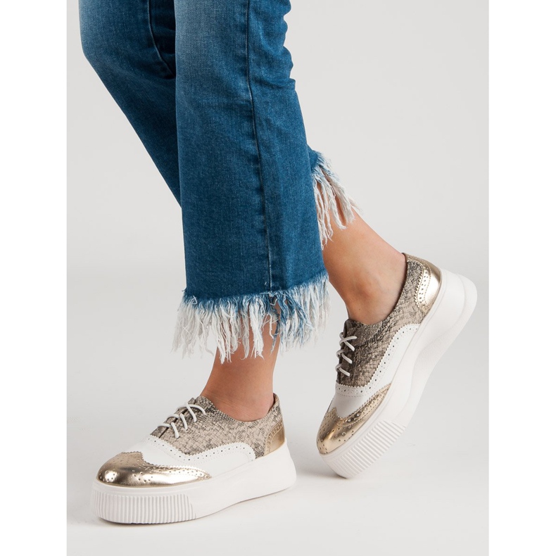 Chaussures mode VICES jaune 2