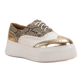 Chaussures mode VICES jaune 3