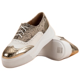Chaussures mode VICES jaune 5