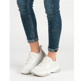 Kylie Baskets blanches à la mode 5