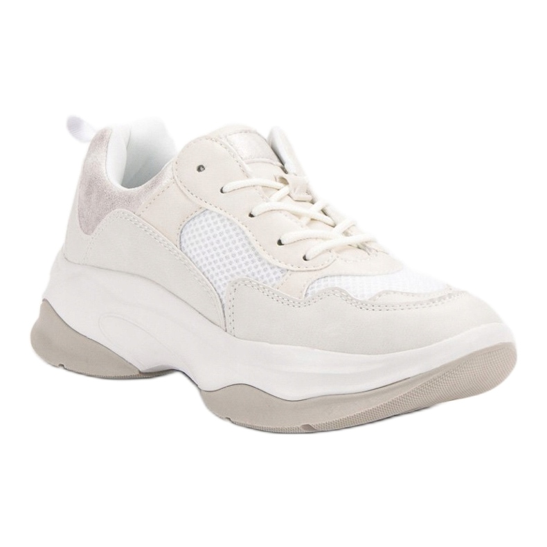 Kylie Baskets blanches à la mode 1