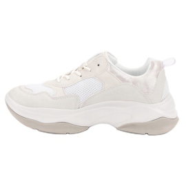 Kylie Baskets blanches à la mode 2