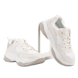 Kylie Baskets blanches à la mode 4