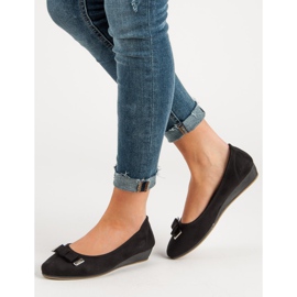 Vinceza Ballerine Avec Noeud le noir 2 Vinceza Ballerine Avec Noeud le noir 2