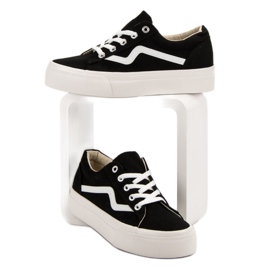 Kylie Baskets noires à la mode le noir 2