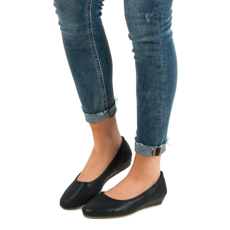 Vinceza Ballerines confortables le noir 1