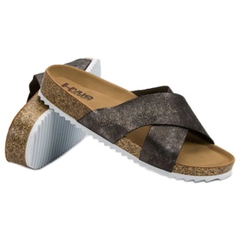 Kylie Chaussons Gris Confortables 1