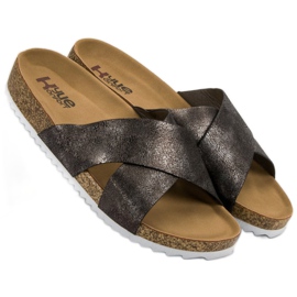 Kylie Chaussons Gris Confortables 2