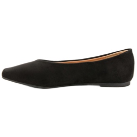 Seastar Ballerines en daim noires le noir 6