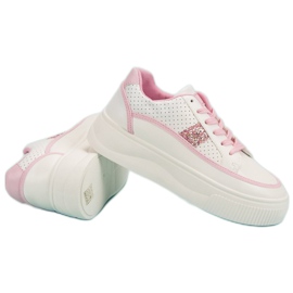 Creepers Blancs À Paillettes blanche 2 Creepers Blancs À Paillettes blanche 2