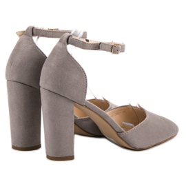 Seastar Escarpins en daim à Spitz gris 4