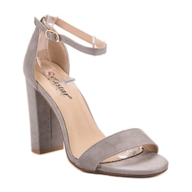 Seastar Sandales sexy sur un bar gris 1