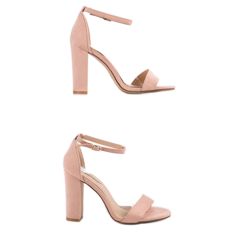 Seastar Sandales sexy sur un bar rose 1