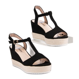 Seastar Sandales Espadrilles Noires le noir 2