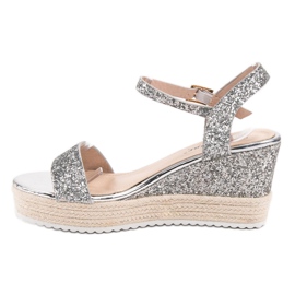 Seastar Sandales compensées confortables gris 2