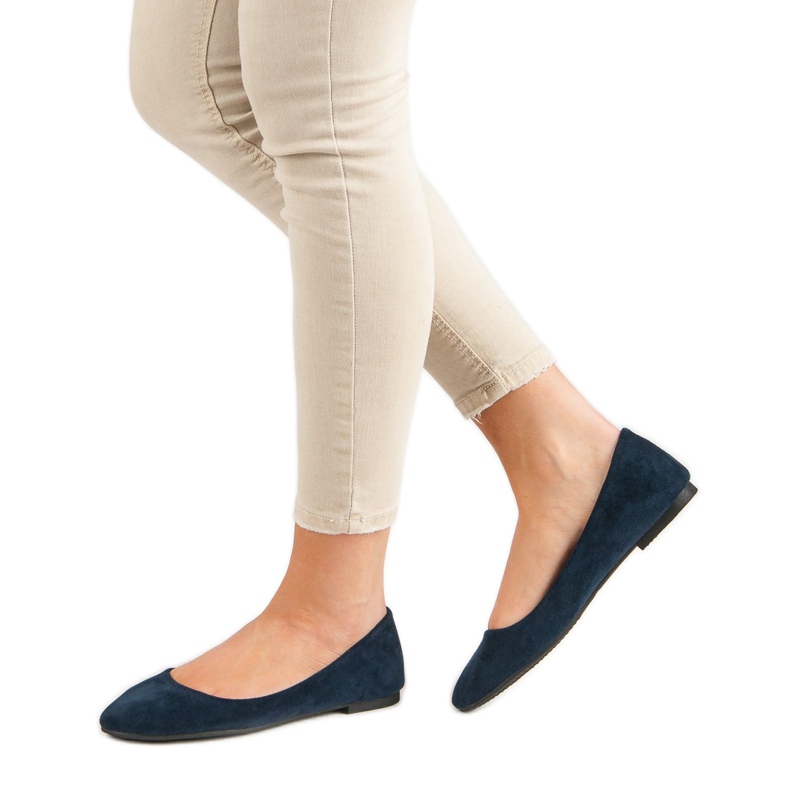 Primavera Ballerines classiques bleu marine 2 Primavera Ballerines classiques bleu marine 2