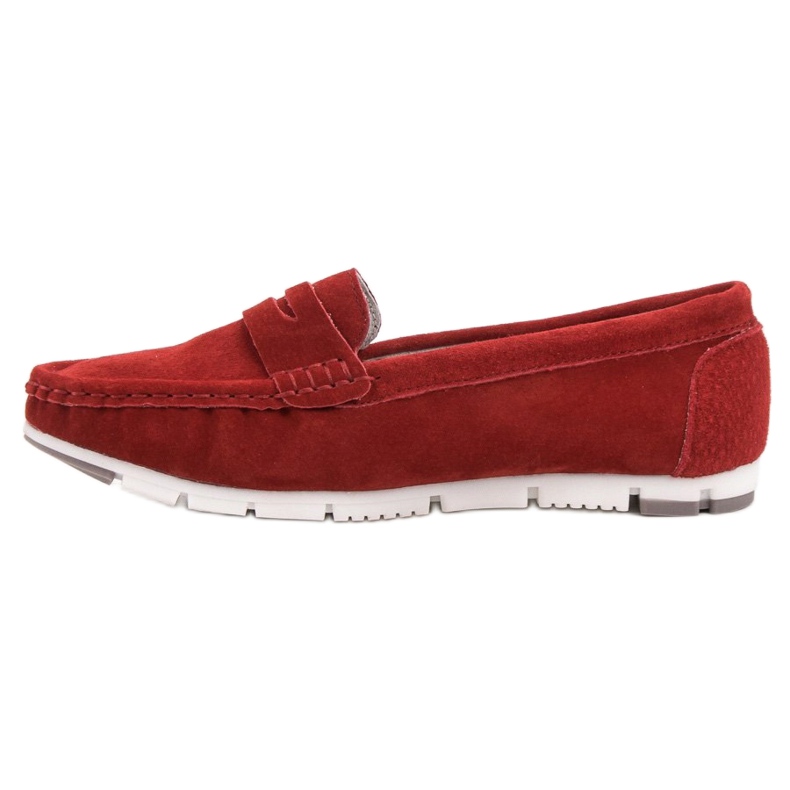 Filippo Mocassins en cuir rouge 1 Filippo Mocassins en cuir rouge 1