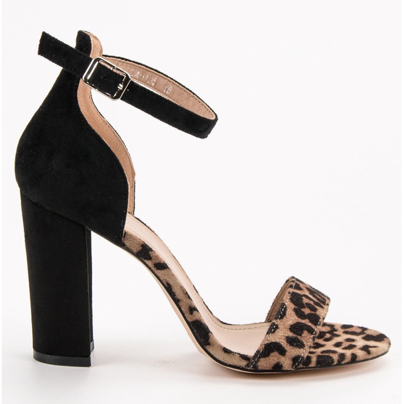 Erynn sandales sur un bar brun 2