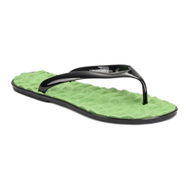 SHELOVET Tongs en caoutchouc vert 1