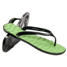 SHELOVET Tongs en caoutchouc vert 3