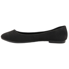 Ideal Shoes Ballerines textiles noires 1