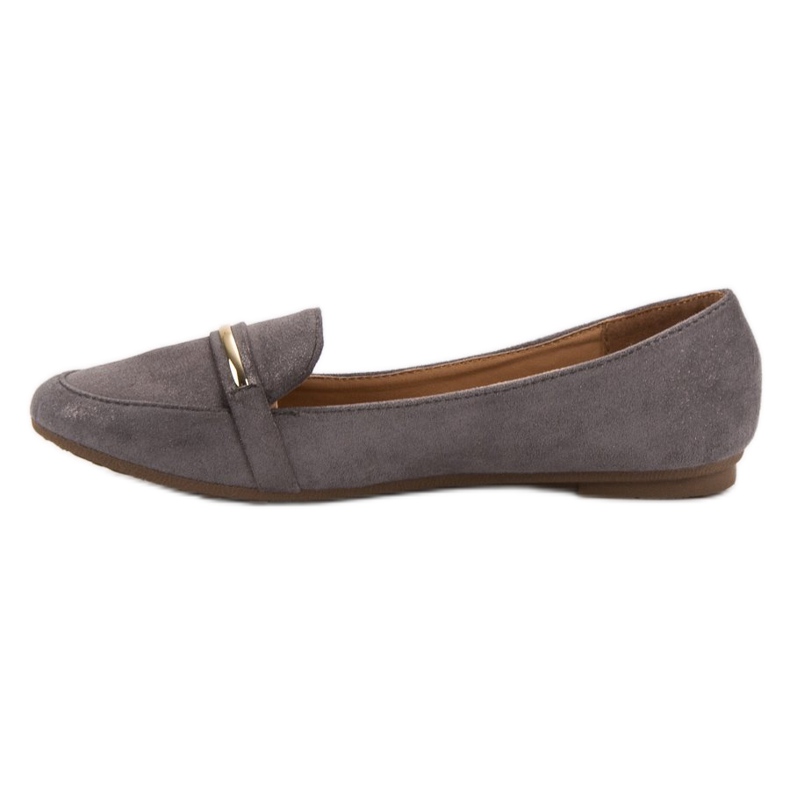 Abloom Mocassins femme gris 1 Abloom Mocassins femme gris 1