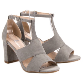 Vinceza Sandales grises 2