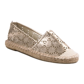 Cm Paris Espadrilles textiles jaune 5