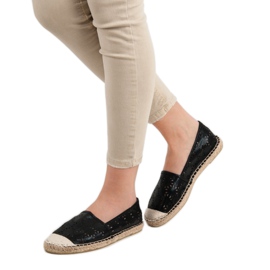 Cm Paris Espadrilles textiles le noir 4