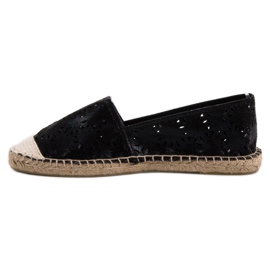 Cm Paris Espadrilles textiles le noir 7
