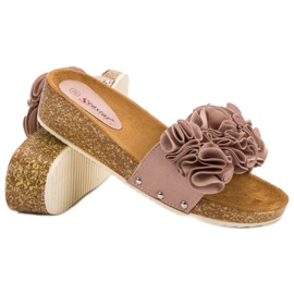 Seastar Pantoufles Poudrées Décontractées rose 6