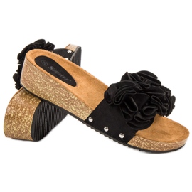 Seastar Pantoufles Noires Décontractées le noir 5