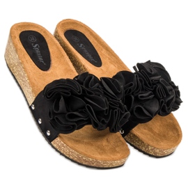 Seastar Pantoufles Noires Décontractées le noir 6