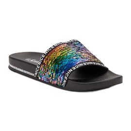 Seastar Pantoufles À Paillettes multicolore 1