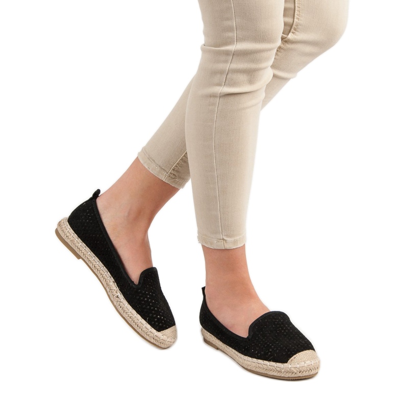 Lucky Shoes Seigneurs ajourés noirs 2